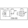 Multiplex ROXXY BL Outrunner C50-55-100kV NAVY
