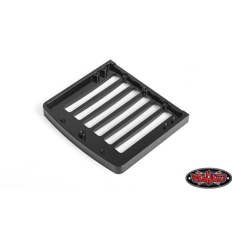 Calandre en aluminium anodisé noir design Peterbilt pour King Hauler ou Grand Hauler Tamiya - RC4WD Z-S2094