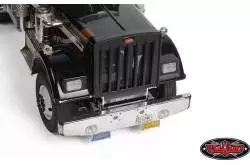 Calandre en aluminium anodisé noir design Peterbilt pour King Hauler ou Grand Hauler Tamiya - RC4WD Z-S2094