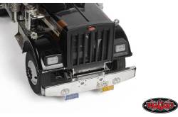 Peterbilt-style black anodized aluminum front grille for Tamiya King Hauler or Grand Hauler - RC4WD Z-S2094