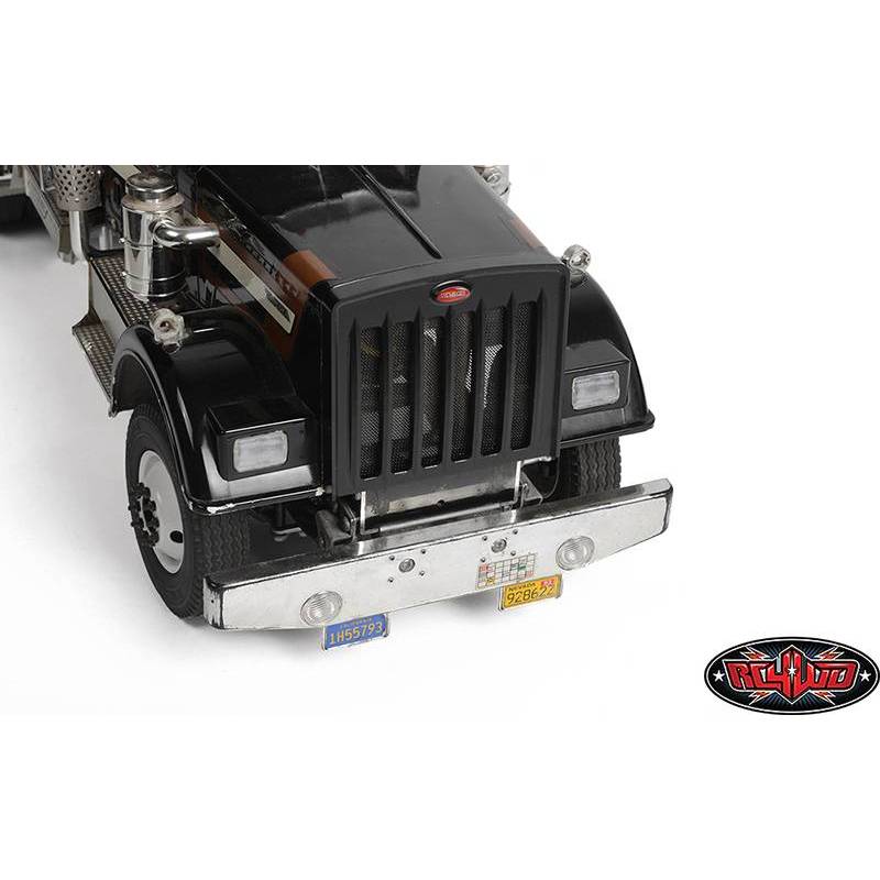 Calandre en aluminium anodisé noir design Peterbilt pour King Hauler ou Grand Hauler Tamiya - RC4WD Z-S2094