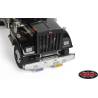 Peterbilt-style black anodized aluminum front grille for Tamiya King Hauler or Grand Hauler - RC4WD Z-S2094