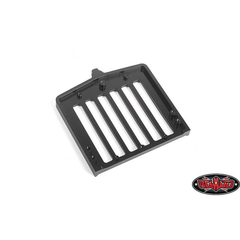 Calandre en aluminium anodisé noir design Kenworth pour King Hauler ou Grand Hauler Tamiya - RC4WD Z-S2086