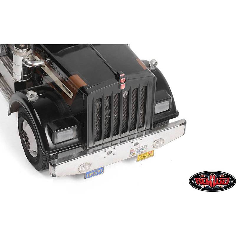 Calandre en aluminium anodisé noir design Kenworth pour King Hauler ou Grand Hauler Tamiya - RC4WD Z-S2086