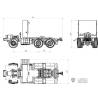 Châssis 6x6 pour Mercedes Actros LESU LS-Z0001