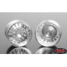 Paire de jantes alu avant "Roulette" 1/14 pour camion RC RC4WD Z-W0290