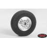Paire de jantes alu avant "Roulette" 1/14 pour camion RC RC4WD Z-W0290