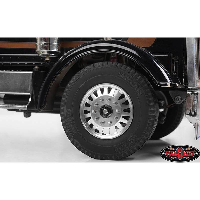 Paire de jantes alu avant "Roulette" 1/14 pour camion RC RC4WD Z-W0290