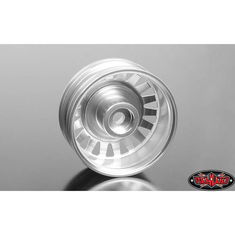 Paire de jantes alu avant "Roulette" 1/14 pour camion RC RC4WD Z-W0290