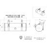 1 Réservoir 85mm pour King Hauler, Globe Liner et Grand Hauler - LESU GW-K006-D