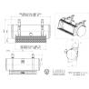1 85mm Tank with Footrest for King Hauler, Globe Liner, and Grand Hauler - LESU GW-K006-C