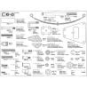 Sachet de pièces métal C pour remorque plateau Tamiya 56306 - Tamiya 9415260