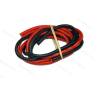 Câbles Silicone AWG9 6.63mm² Rouge + Noir (2x1m)