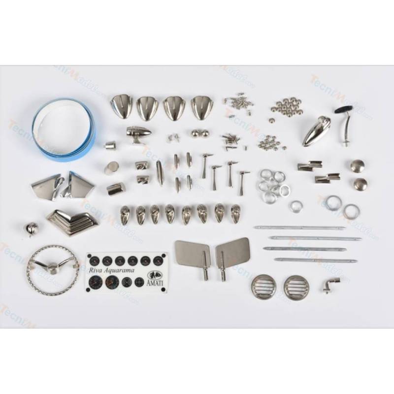 Fitting Set for Italian runabout Riva 1/10 by Amati - AMATI 1842