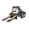 Short 2-axle trailer for skid steer loaders 1/14 LESU LS-A0036