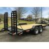 Short 2-axle trailer for skid steer loaders 1/14 LESU LS-A0036