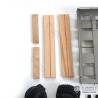 Short 2-axle trailer for skid steer loaders 1/14 LESU LS-A0036