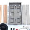 Short 2-axle trailer for skid steer loaders 1/14 LESU LS-A0036