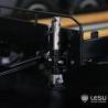 Short 2-axle trailer for skid steer loaders 1/14 LESU LS-A0036