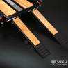 Short 2-axle trailer for skid steer loaders 1/14 LESU LS-A0036