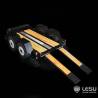 Short 2-axle trailer for skid steer loaders 1/14 LESU LS-A0036