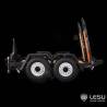 Short 2-axle trailer for skid steer loaders 1/14 LESU LS-A0036