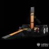 Short 2-axle trailer for skid steer loaders 1/14 LESU LS-A0036