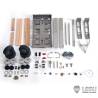 Short 2-axle trailer for skid steer loaders 1/14 LESU LS-A0036