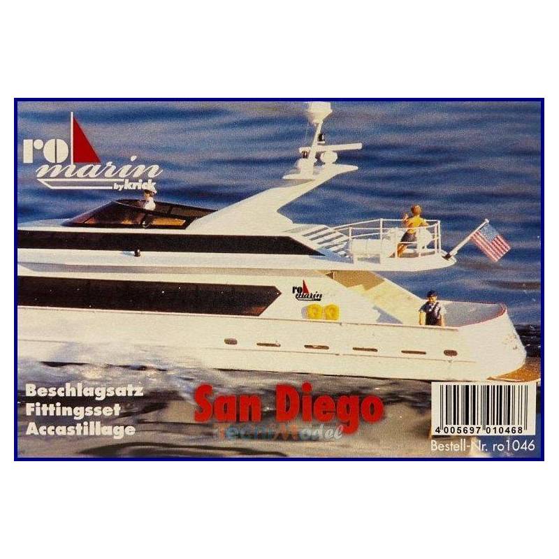 Fittings kit for Mega Yacht San Diego 1/25