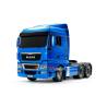 Pack complet MAN TGX 6x4 56370 bleu clair métallisé avec module lumières et son