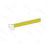 Sachet de 5 Profilés Carrés Laiton 320x3.5x3.5mm AeroNaut 7711/07
