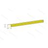 Pack of 5 Rectangular Brass Profiles 330x2.0x1.0mm AeroNaut 7711/23