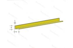 Sachet de 5 Profilés en L Laiton 330x1.5x1.0mm AeroNaut 7711/72