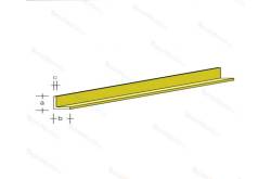 Sachet de 5 Profilés en L Laiton 330x2.5x1.0mm AeroNaut 7711/74