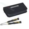 Lot de 13 MICRO-tournevis PROXXON en pochette zippée Proxxon 22720