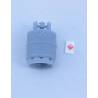 Bouteille de gaz en résine grise 60x22mm