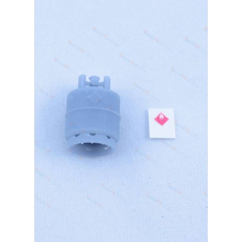 Bouteille de gaz en résine grise 15x11mm ACPL0066