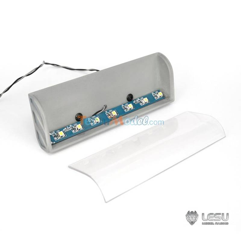 Enseigne lumineuse miniature en métal pour camion rc 1/14 Tamiya ou LESU S-1230-M