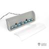 Miniature illuminated metal sign for 1/14 rc truck Tamiya or LESU S-1230-M