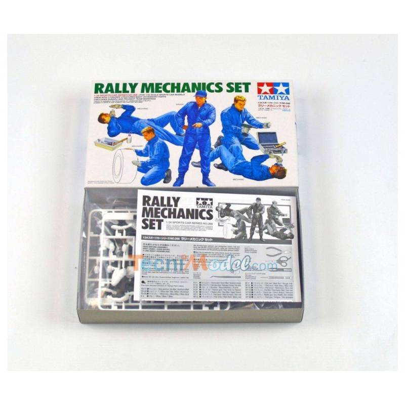 Lot de Figures de mécaniciens Tamiya 1/24
