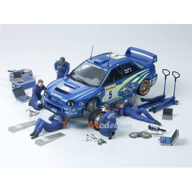 Lot de Figures de mécaniciens Tamiya 1/24