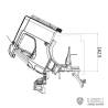 Volvo VM cab for radio-controlled trucks 1/14 (Version A) - LESU CK-VM-A