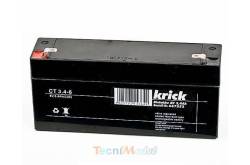 6v 3.4Ah lead battery Krick 667253