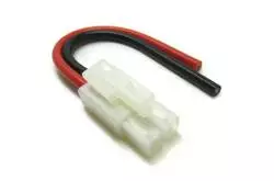 Tamiya Male Plug + 10 cm AWG14 Cable Etronix Part No.: ET0628