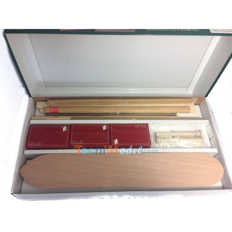ROBERT LEE Mississippi Paddle Steamer 1/150 Kit by AMATI