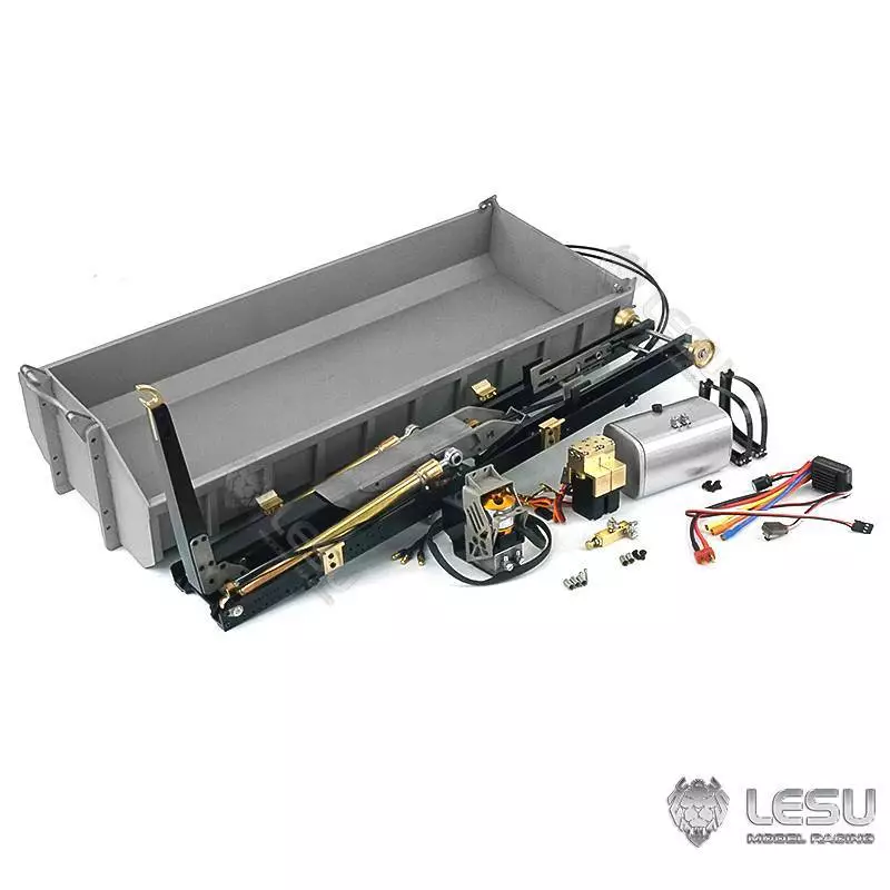 Système Multibenne hydraulique LESU pour camion rc 4 essieux 1/14 - Réf : LS20160901-D