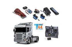 Pack complet Scania r470 Tamiya Aluminium Brillant