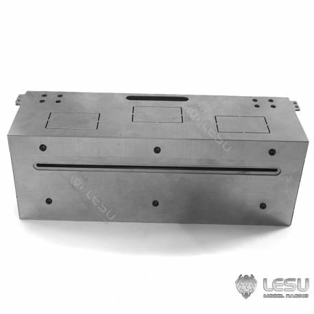 Coffre latéral long en métal pour camion rc 1/14 LESU G-6250