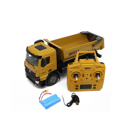 All Metal 1/16 RC Dump Truck by HUINA