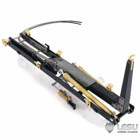 LESU Hook Loader System for 4 axles 1/14 rc truck with high tipper